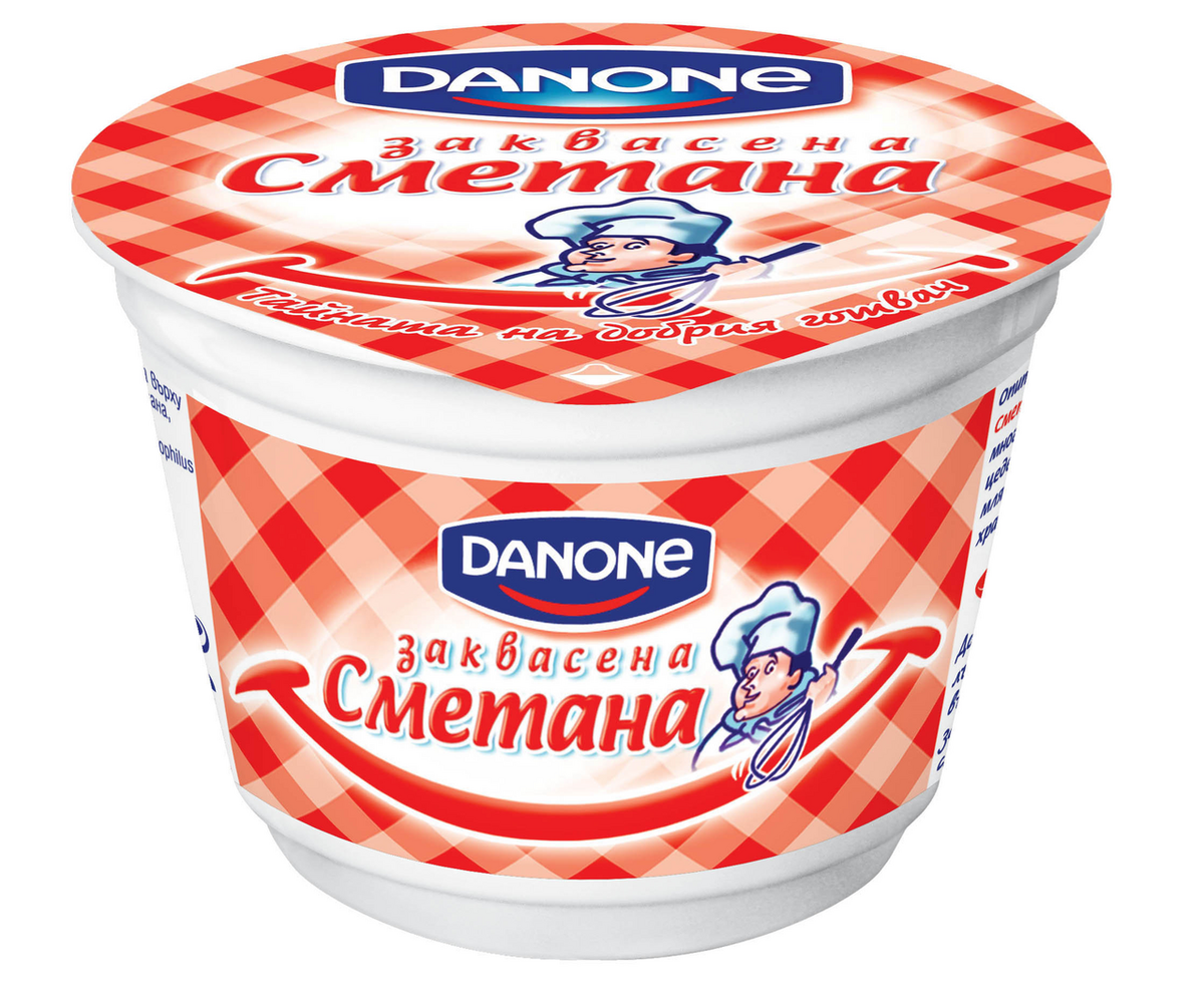 DANONE Заквасена сметана 200г