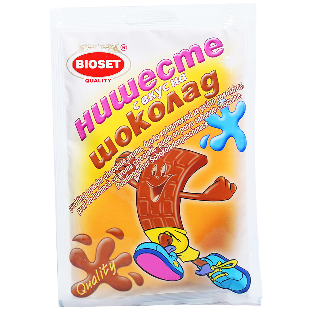 BIOSET Нишесте Шоколад 5 бр x 60 г