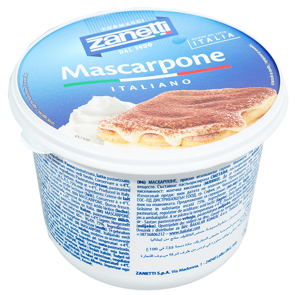 ZANETTI Маскарпоне 500г
