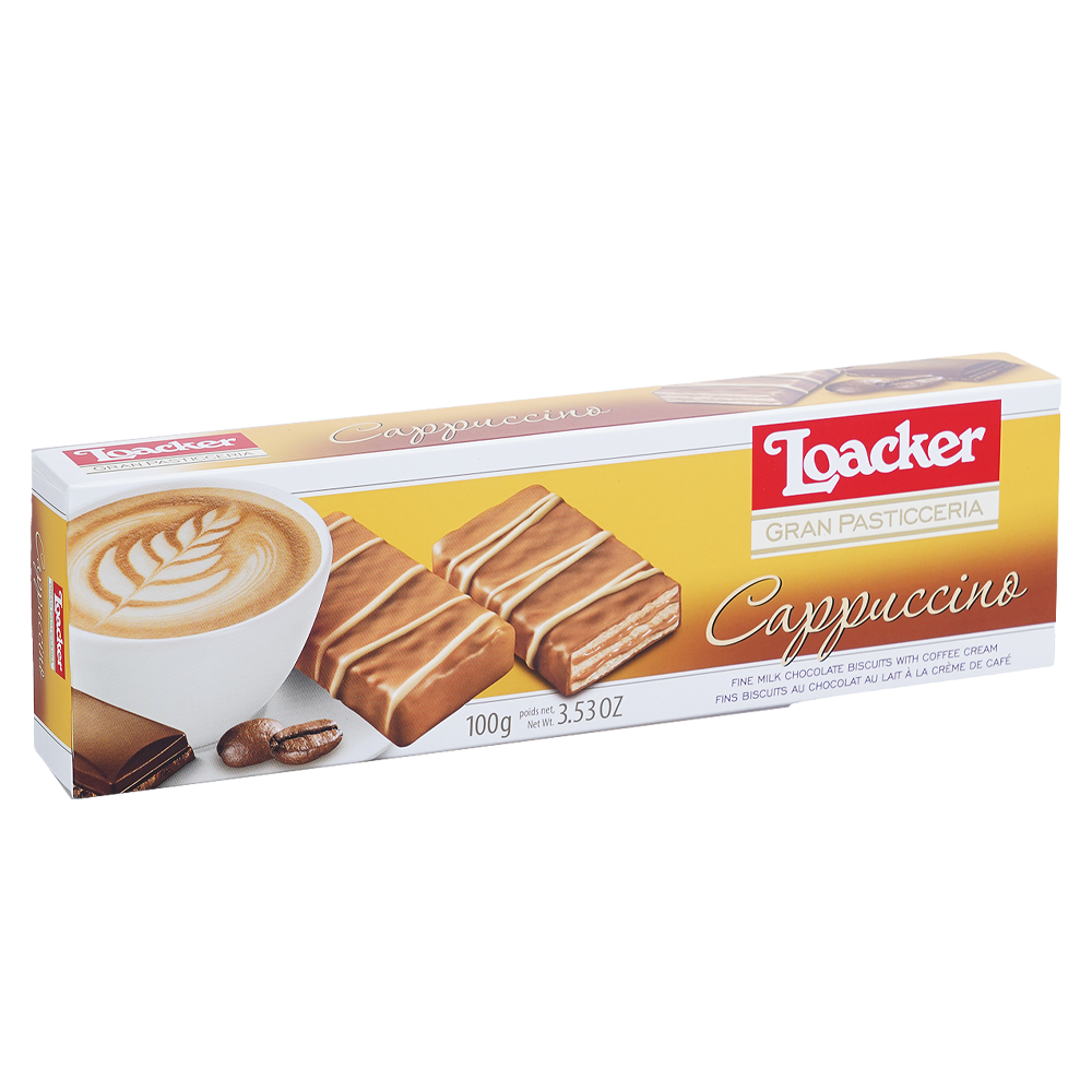 Loacker Вафли капучино 100г