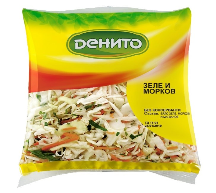 ДЕНИТО Зеле, моркови и магданоз 350 г