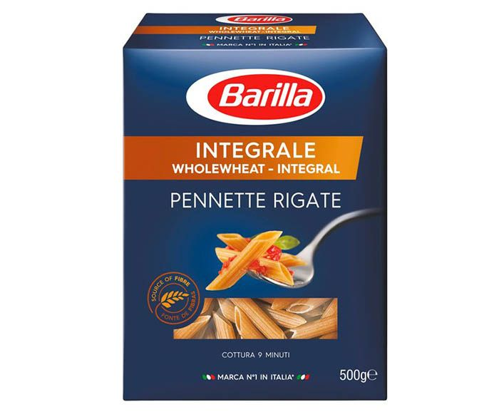 Barilla Пенете пълнозърнести 500г