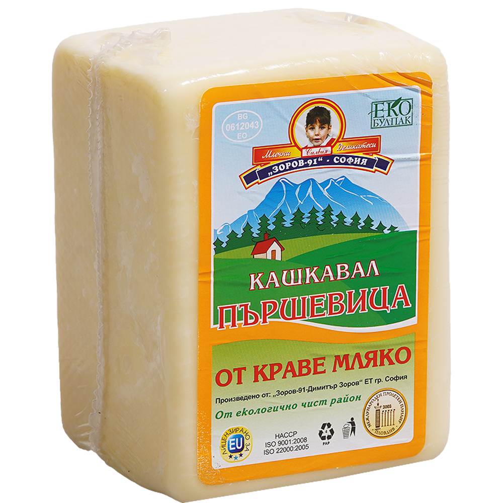 ПЪРШЕВИЦА Кашкавал краве ~1кг