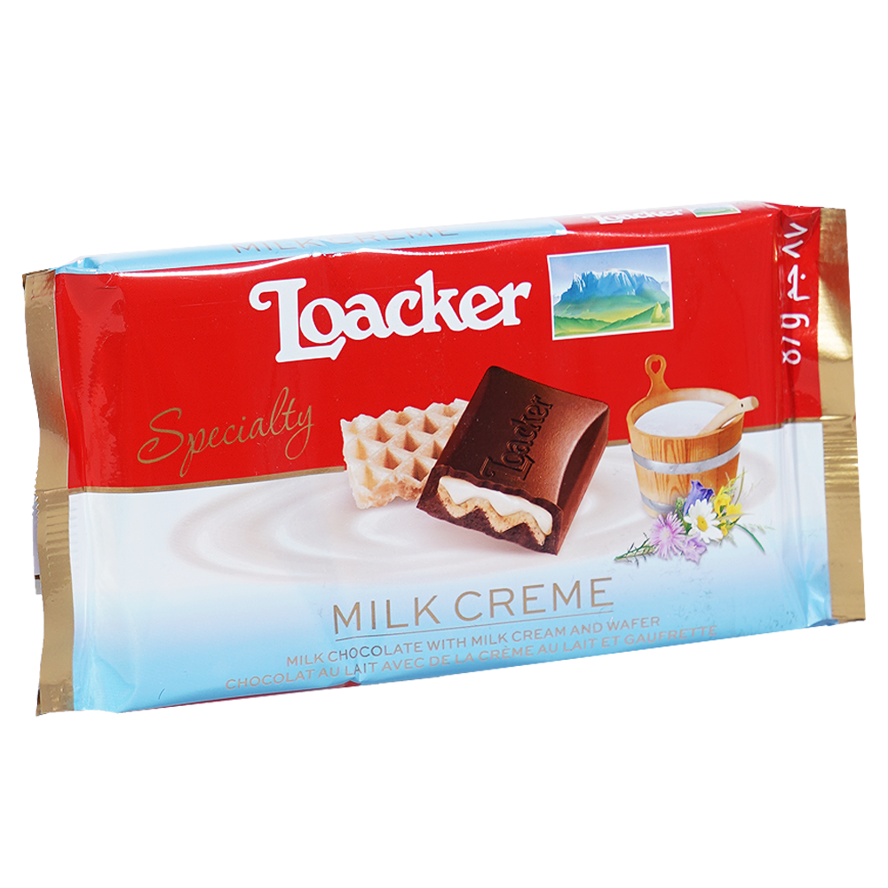 Loacker Шоколад млечен 87 г