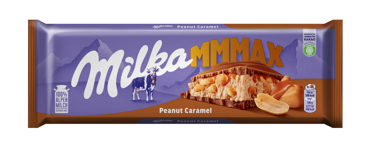 Milka Шоколад фъстъци и карамел 276г