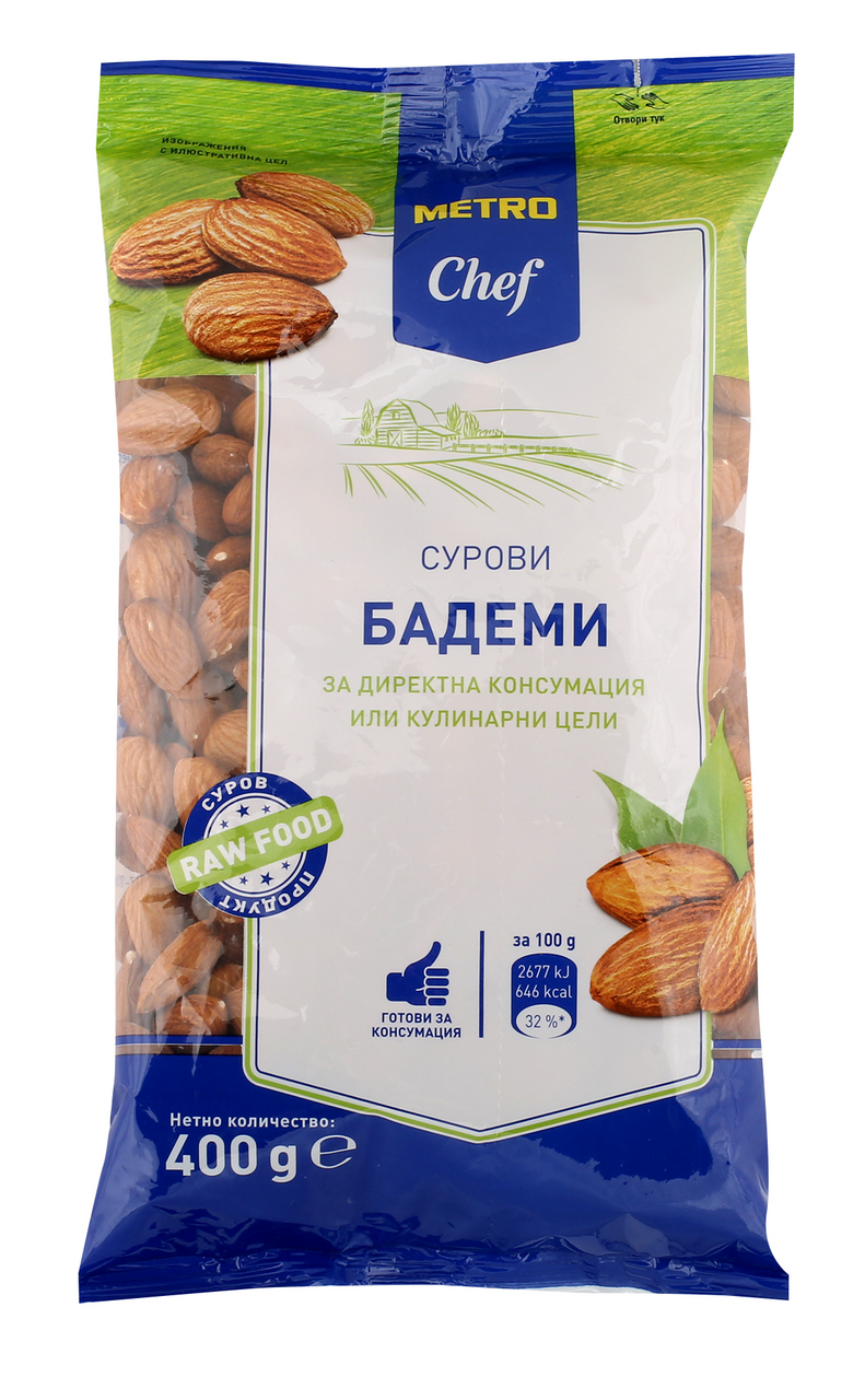 Суров бадем 400г