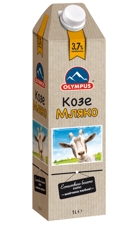 OLYMPUS Прясно мляко козе 3.7% 1л