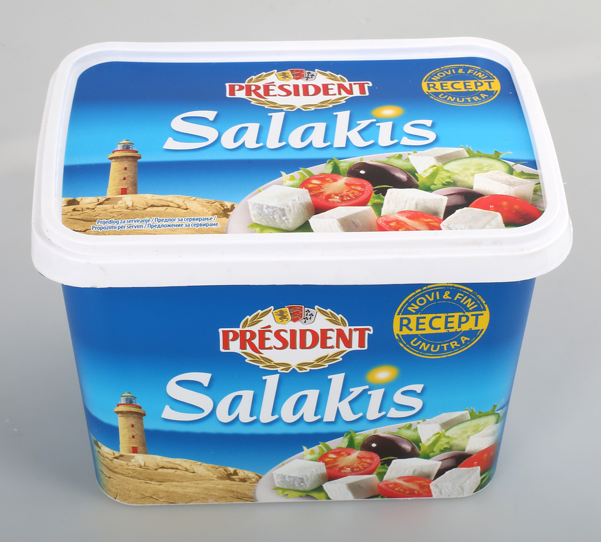 PRESIDENT Salakis Краве сирене 900г