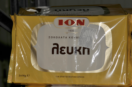 ION Кувертюр бял шоколад 2кг