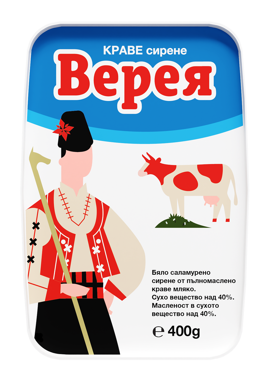 ВЕРЕЯ Сирене краве кутия 400г