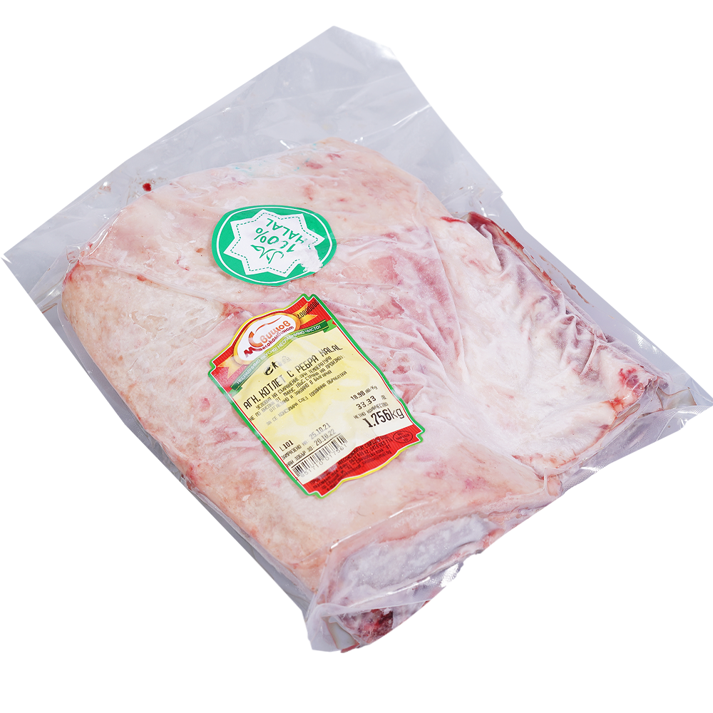 Агнешки котлет с ребра Halal замразен ~2кг