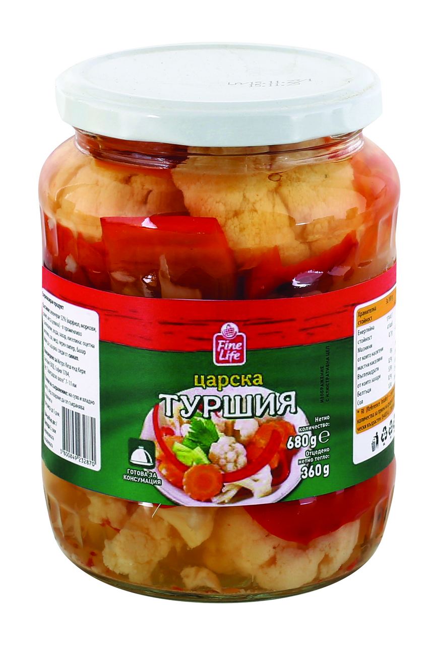 Fine Life Царска туршия 680 г