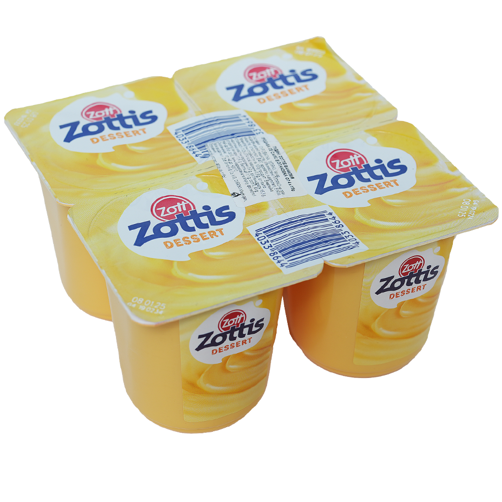 ZOTTIS Пудинг ванилия (4 бр х 115 г) 460 г
