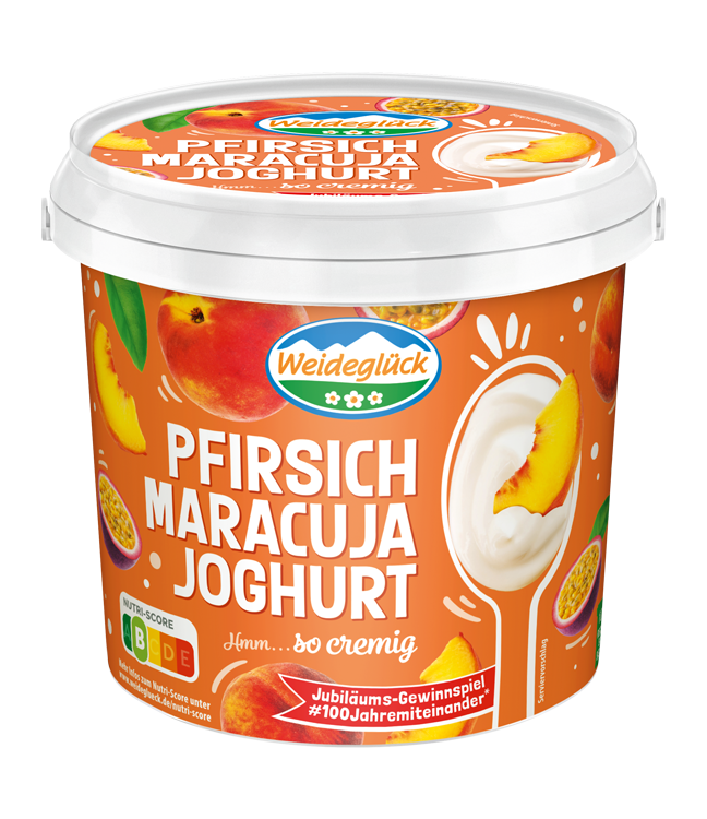 WEIDEGLUCK Млечен десерт праскова и маракуя 1кг
