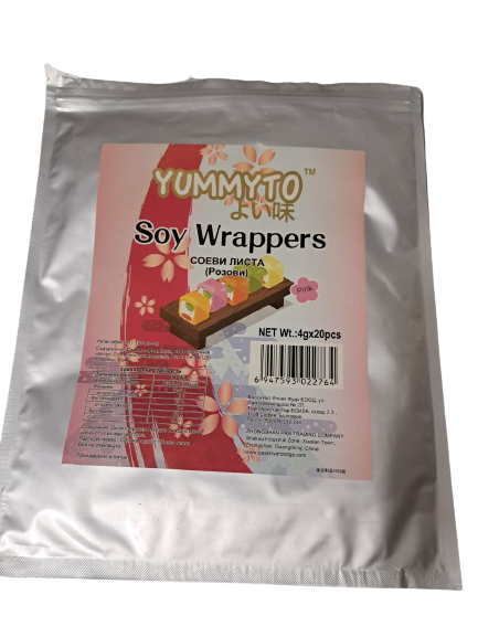 YUMMYTO Соево нори розово 80г