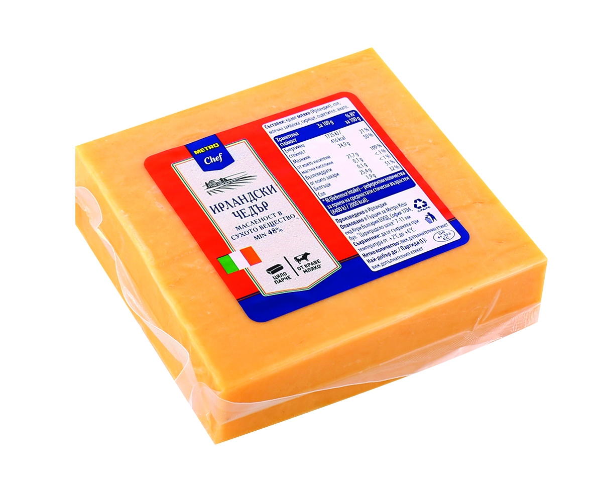 Чедър ирландски ~300г