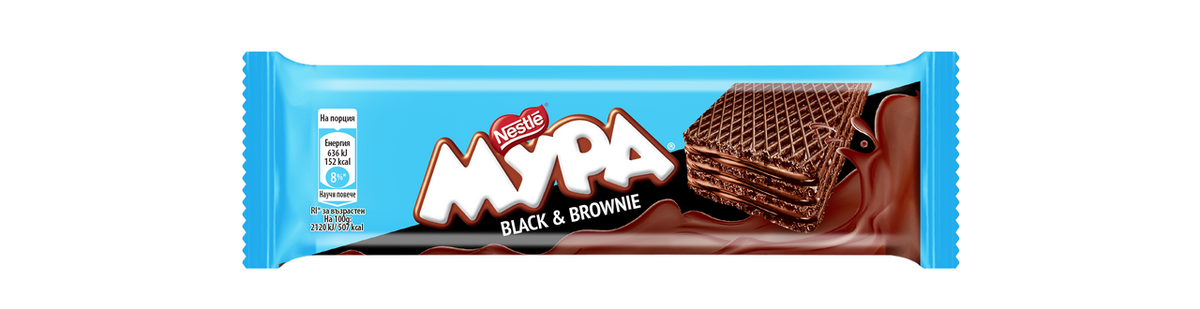 MURA Вафла Black & Brownie 30 бр х 30 г