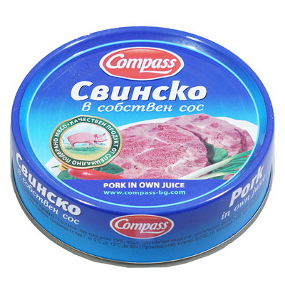 Compass Свинско в собствен сос 180г