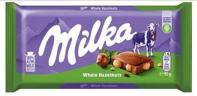 Milka Шоколад цял лешник 95г