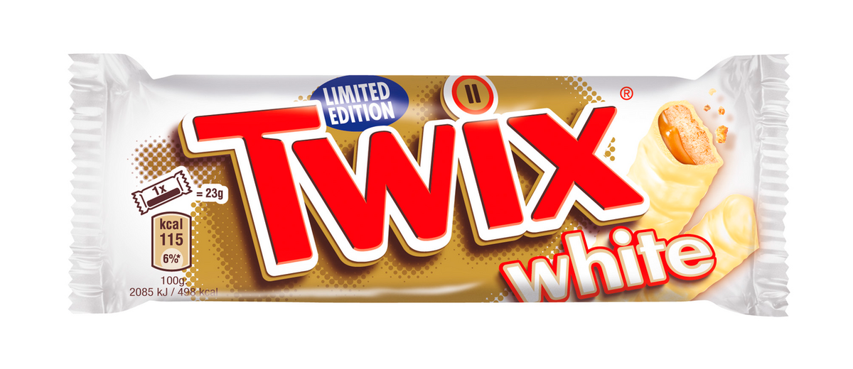 Twix Шоколадов десерт бял 46 г