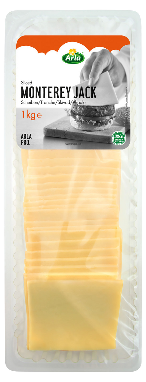 Arla Монтерей Джак pro слайс 1 кг
