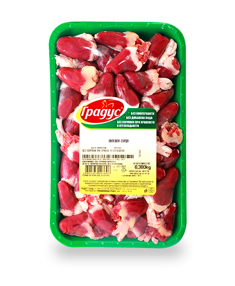 Градус Пилешки сърца бързо замразени ~1кг