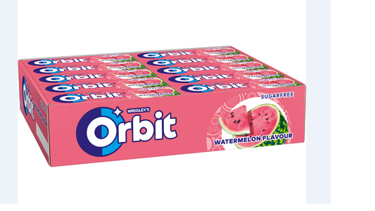 ORBIT Дъвки диня 30 пк x 10 бр 14 г