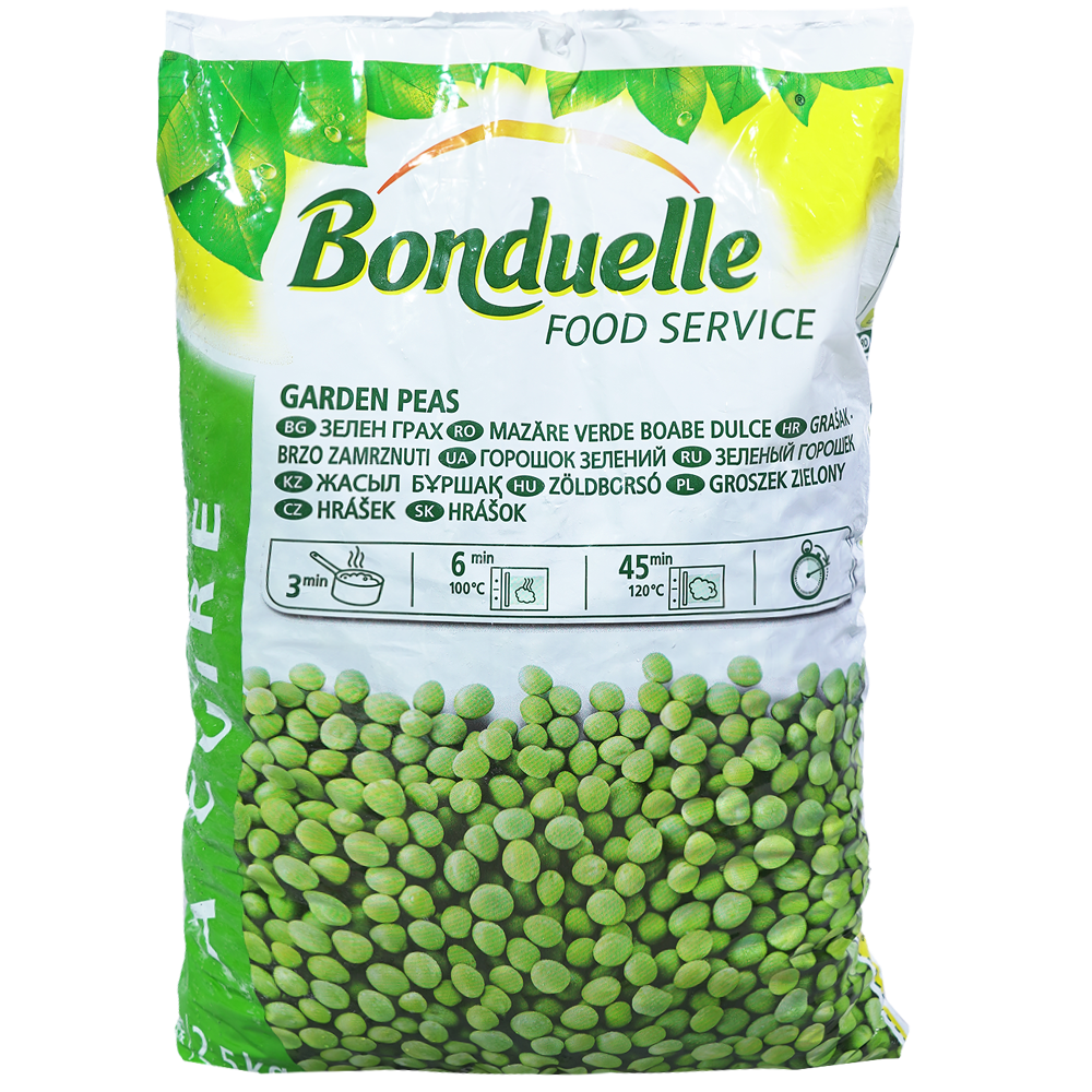 Bonduelle FOOD SERVICE Грах фин замразен 2,5кг