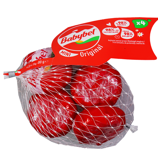 Babybel Твърдо топено сирене мини 60г