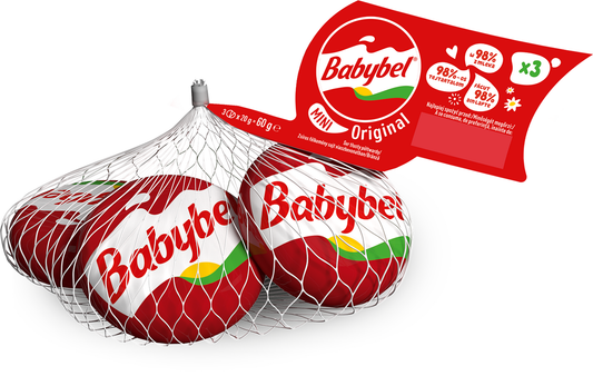 Babybel Твърдо топено сирене мини 60г