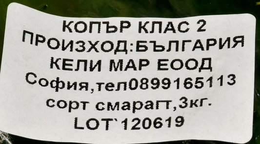 Копър свеж
