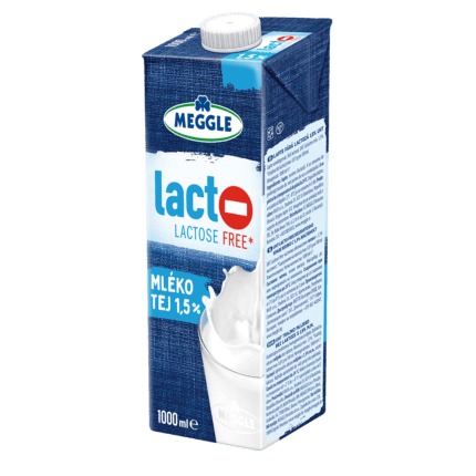 MEGGLE Мляко без лактоза UHT 1,5% 1л