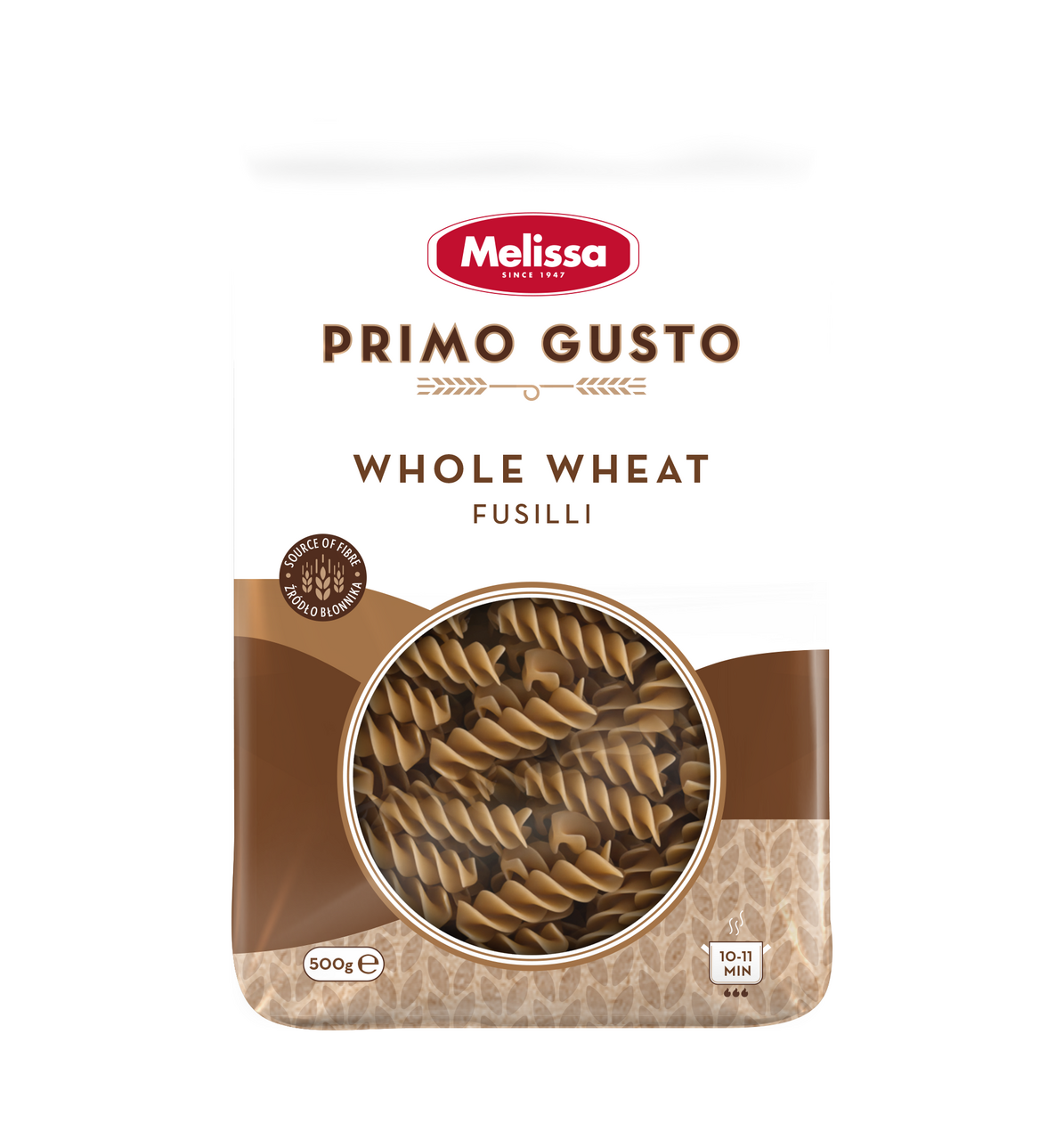 MELISSA Пълнозърнести фусили 500 г