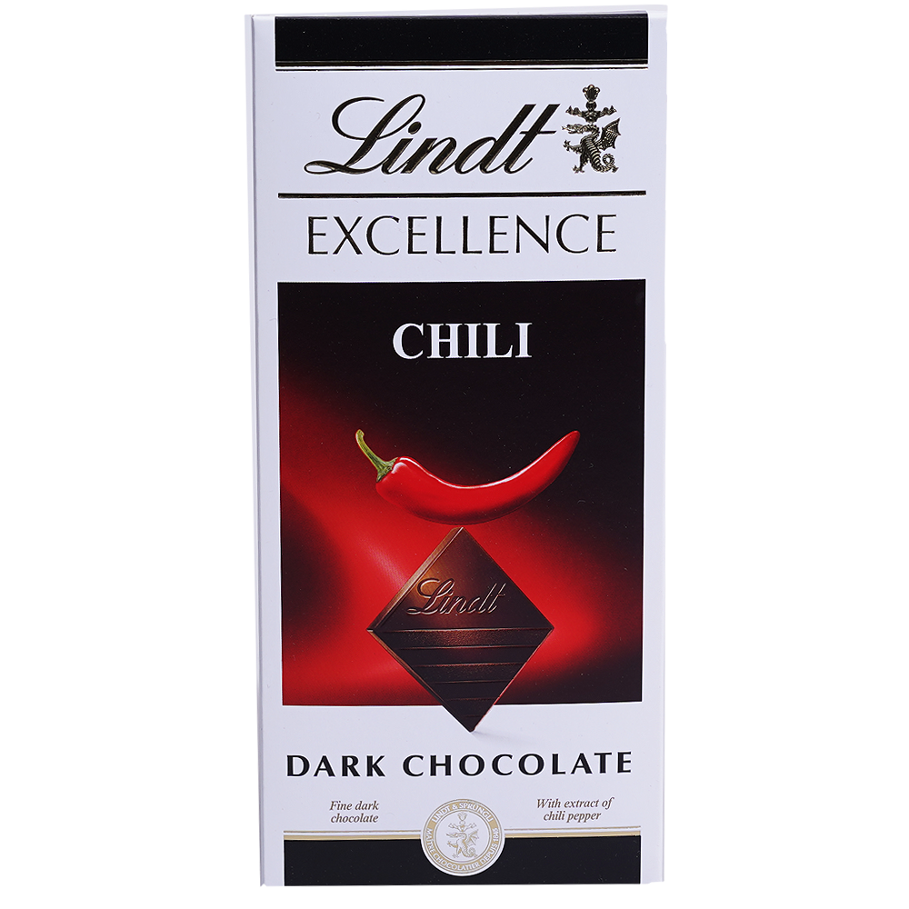 Lindt EXCELLENCE Шоколад chili 100 г