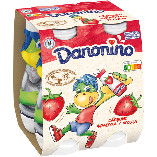 Danonino Напитка с ягода (4 бр х 100 г) 400 г