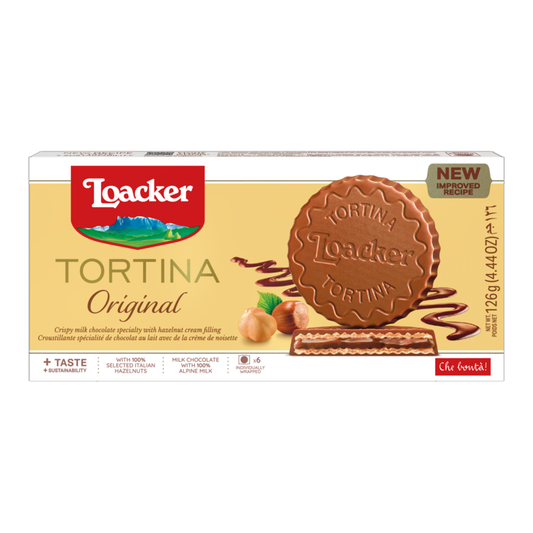 Loacker Тортина лешник 126г