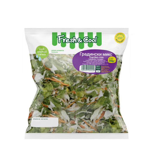 Fresh&Cool Салата градински микс 250 г