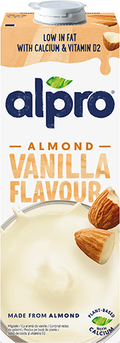 alpro Соева напитка премиум ванилия и бадем 1л