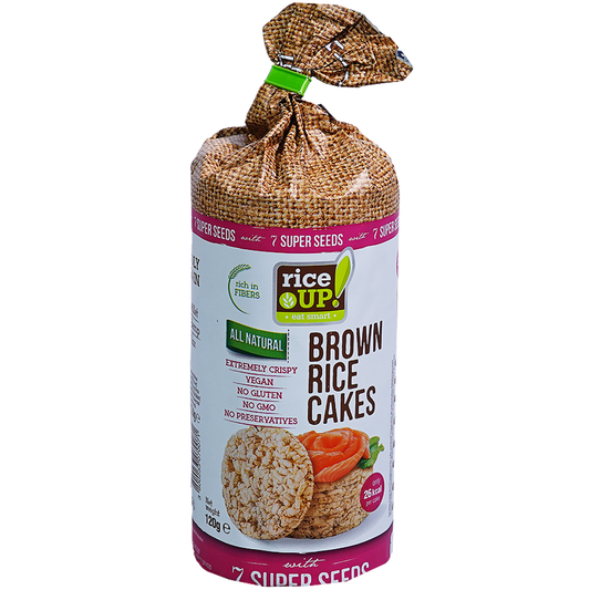 RICE UP Оризови бисквити с 7 супер семена 120г