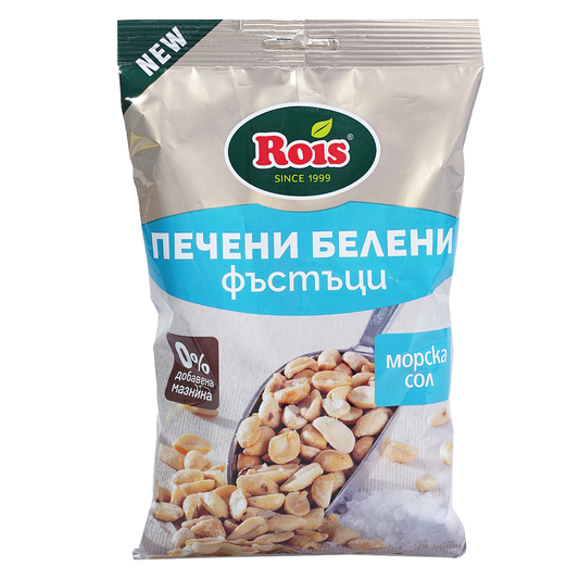 ROIS Печен фъстък с морска сол 350г