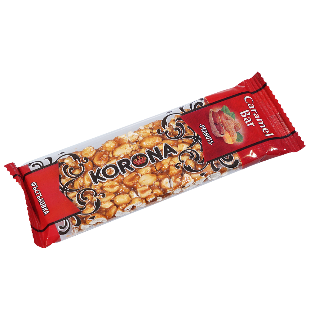 KORONA Карамелизиран десерт фъстъковка 60г