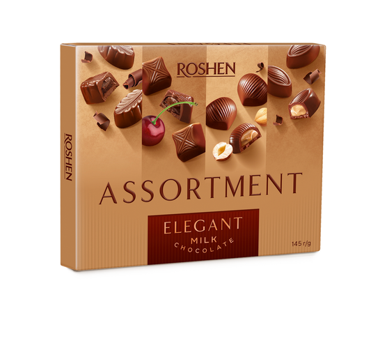 ROSHEN Шоколадови бонбони асорти елегант 145г