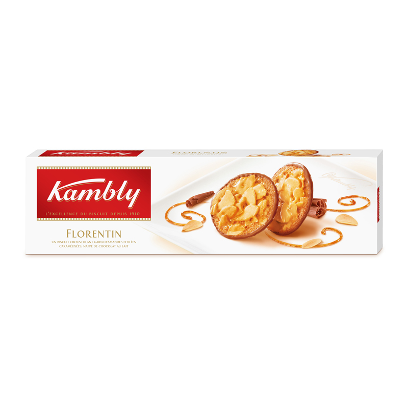 100гр. Бисквити Флорентин Кембли / Kambly