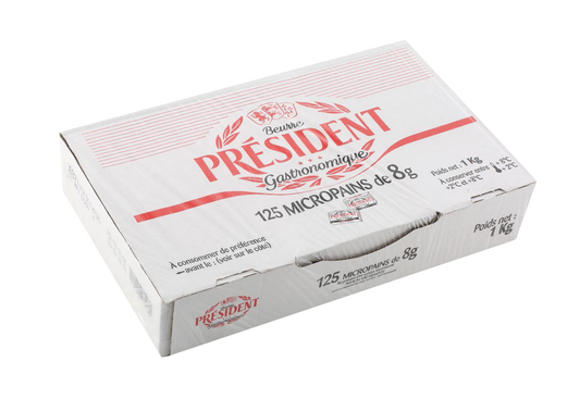 PRESIDENT Масло (125 бр x 8 гр) 1000 г