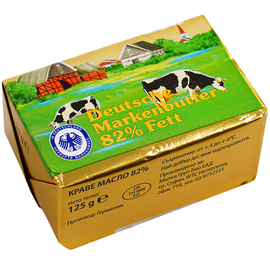 Deutsche Markenbutter Немско краве масло 82% 125г