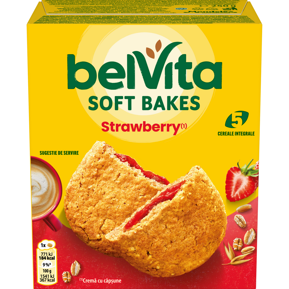 belVita Бисквити софт ягода 250г