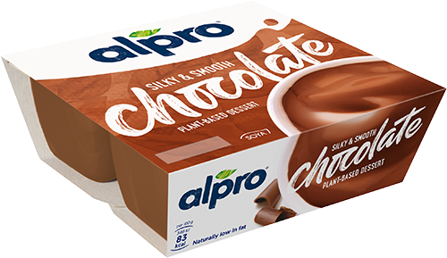 alpro Соев десерт с шоколад (4 бр x 125 г) 500 г