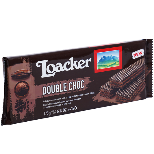 Loacker Вафли двоен шоколад 175г
