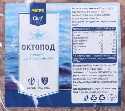 Чистен Октопод 8% 4/6кг