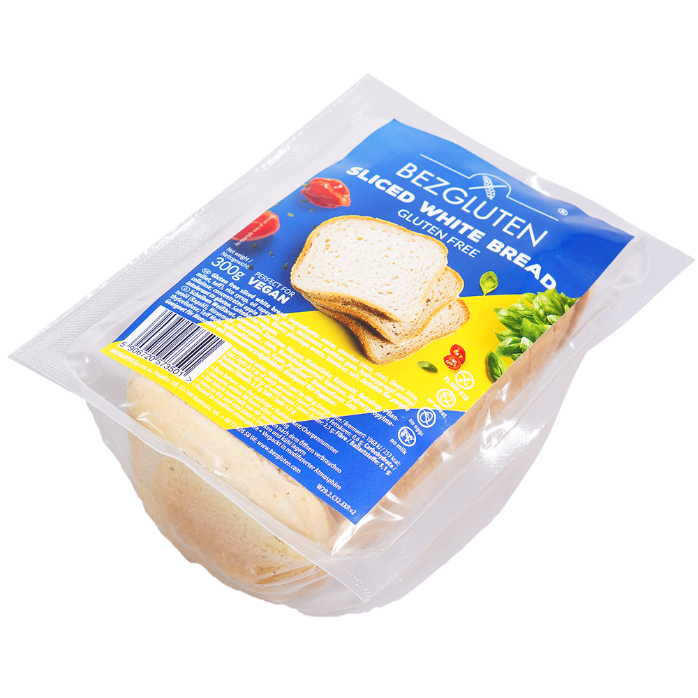 BEZGLUTEN Бял хляб слайс 300 г